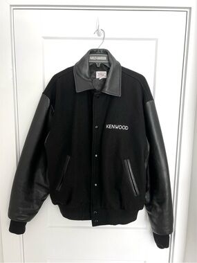 Kenwood Audio Full Grain Leather Varsity Jacket